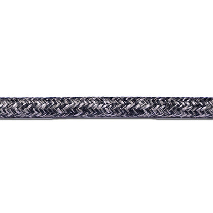 câble textile gris